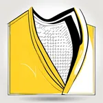 yellow pocket square image